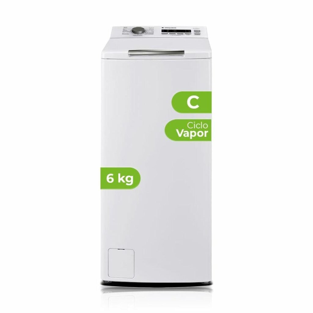 Vaskemaskine topbetjent Aspes ALCS6201C - 6 kg, energiklasse C