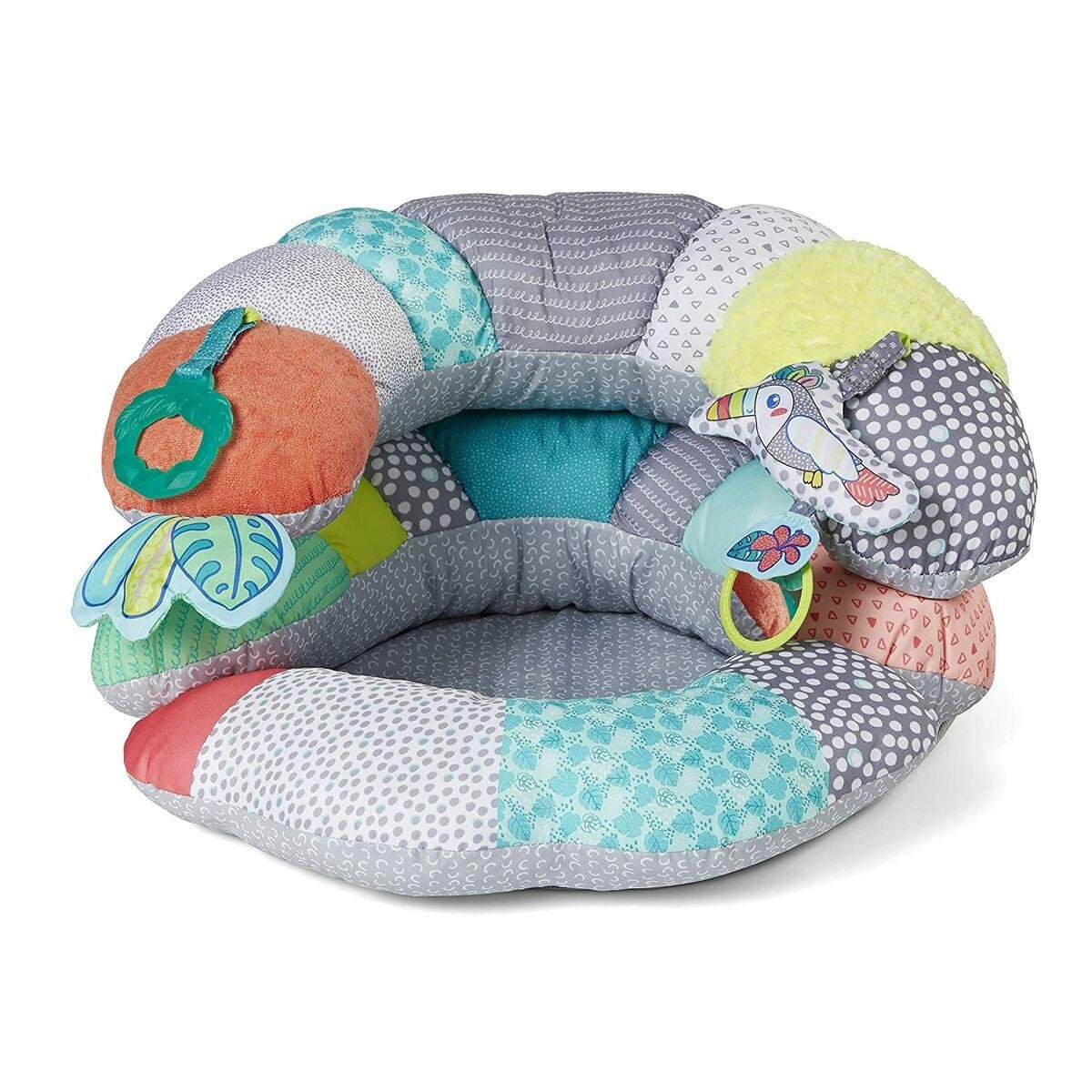 Aktivitetstæppe Infantino Tummy Time 2-i-1 babysupport