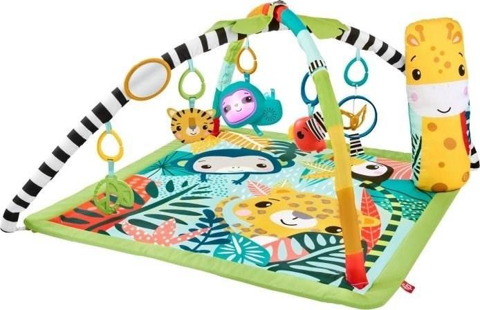 Aktivitetstæppe baby Fisher-Price 3-i-1 Regnskov HJW08