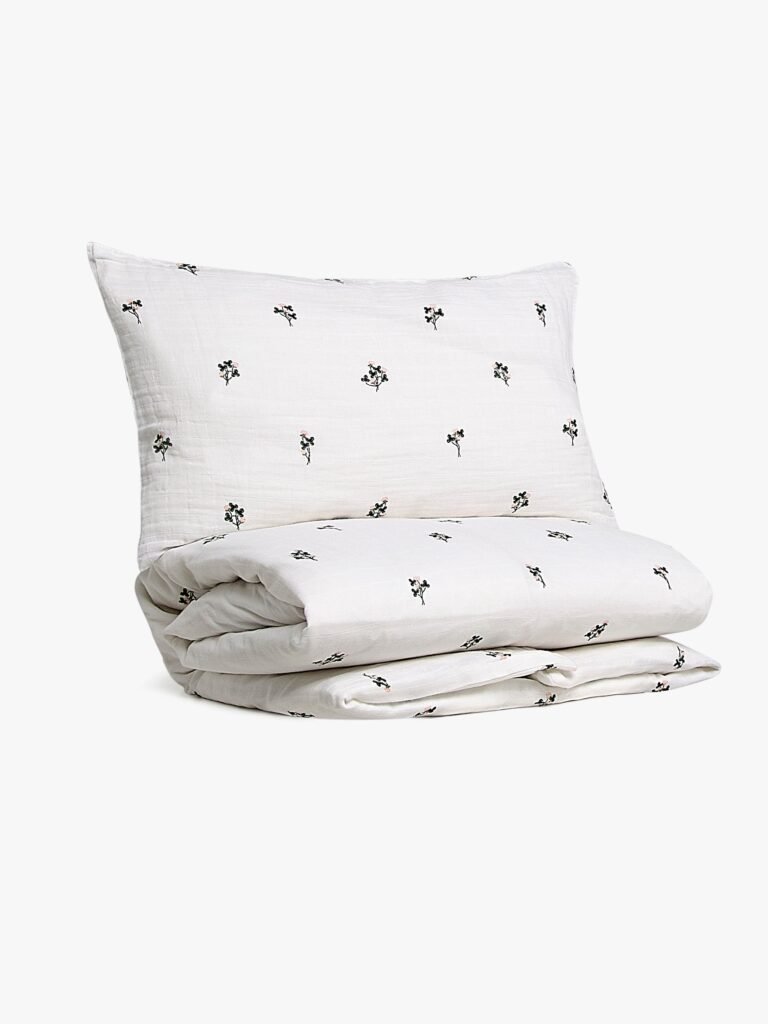 Alice & Fox ADORA Sengesæt Tremmeseng 100x130, Hvid