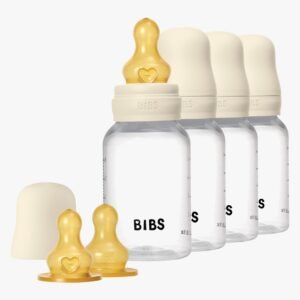 BIBS Sutteflaske Latex 4-pak 150 ml, Ivory