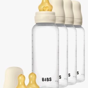BIBS Sutteflaske Latex 4-pak 270 ml, Ivory