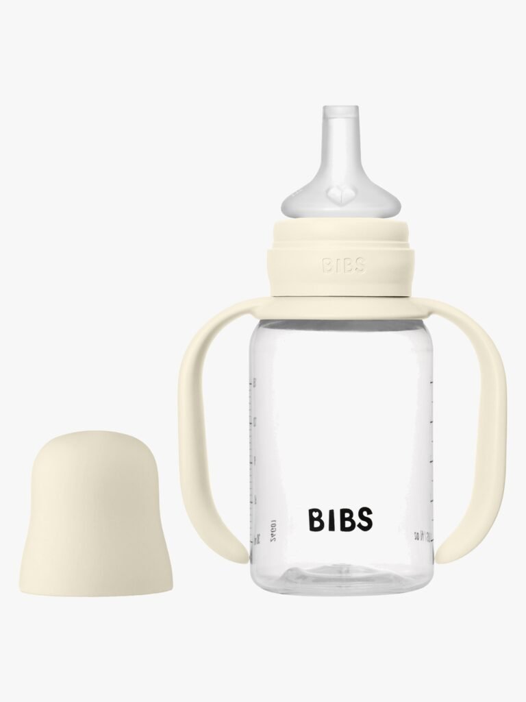 BIBS Sutteflaske med Tud Silicone 150 ml, Ivory