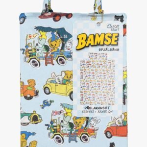 Bamse Verdens Stærkeste Bjørn Sengesæt Tremmeseng 100x130