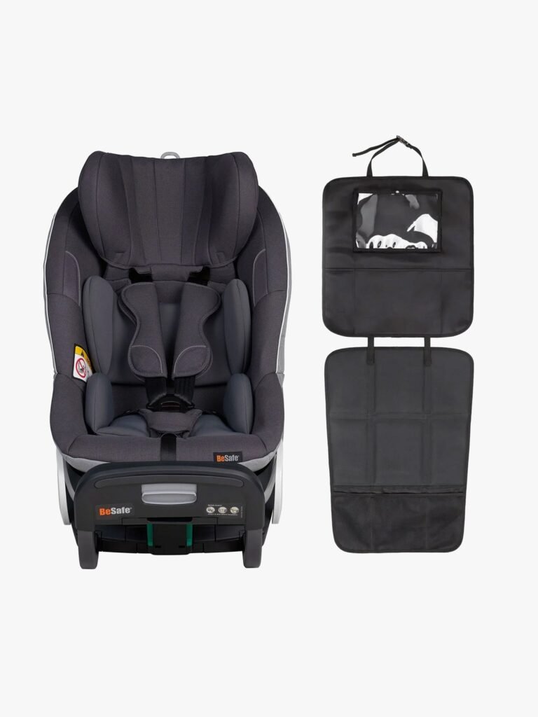 BeSafe Stretch Autostol inkl. Beemoo 3-i-1 Sædebeskytter, Metallic Mélange