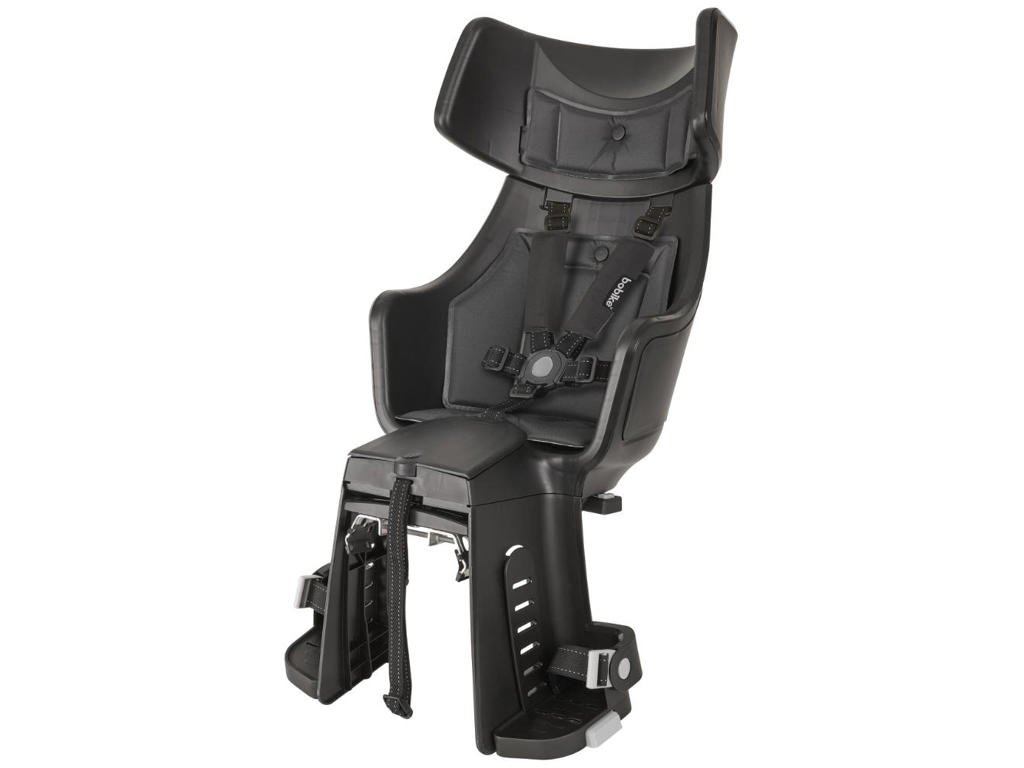 Bobike Exclusive Tour Plus - Barnestol til bagagebærer - Sort