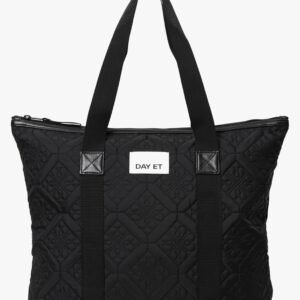 DAY ET Gweneth Floral Quilt Pusletaske M, Black