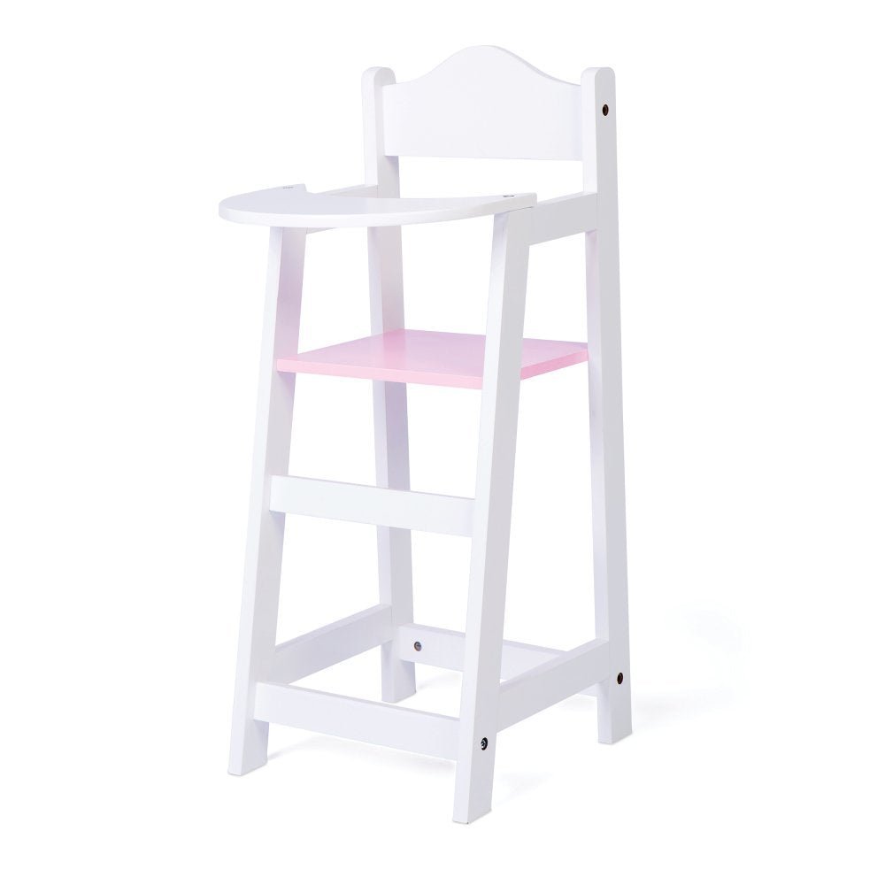 Dukkestol fra Mini Mommy - Dukke Højstol i træ.