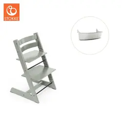 Højstol inkl. storage opbevaring - glacier green