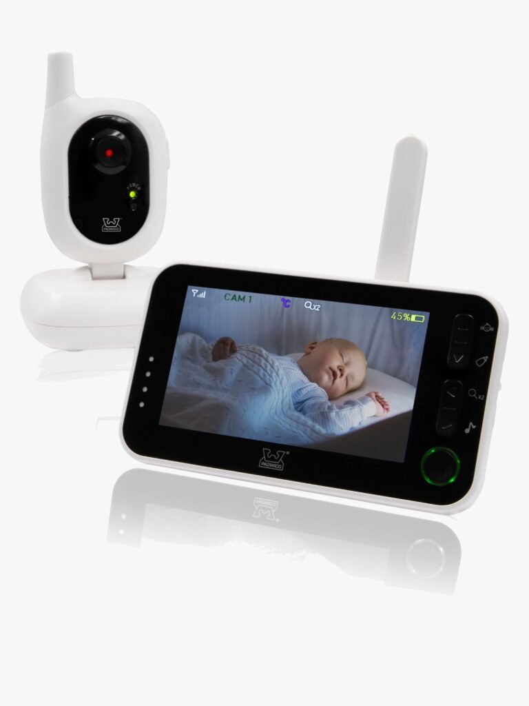 Padwico V8 Babyalarm m. Opladeligt Batteri, White