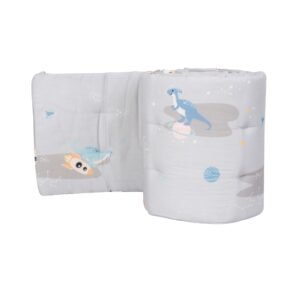 Sengerand - Blød sengerand 360x30 cm - Rum dinosaur kollektion til baby og babysengen - Sengerand til tremmeseng - Nordstrand Home babytilbehør