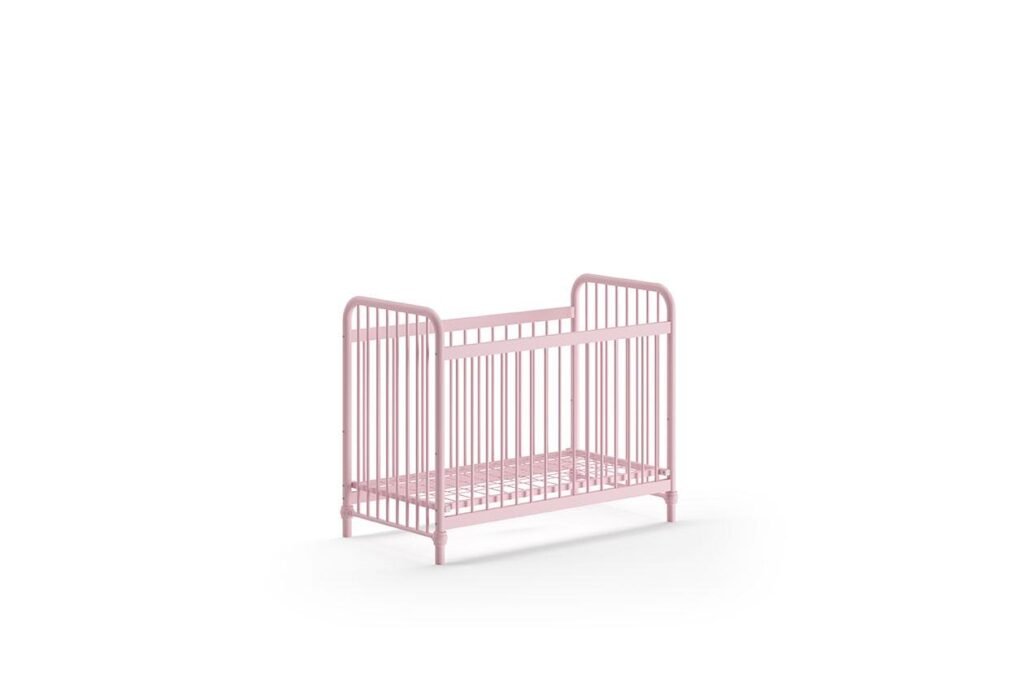 Tremmeseng Bronxx baby 60 x 120 cm lyserød