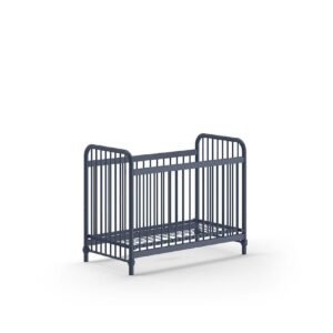 Tremmeseng Bronxx baby seng 60 × 120 cm denimblå