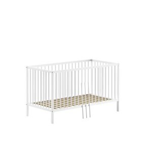 Tremmeseng Dino baby/toddler 70 × 140 cm hvid