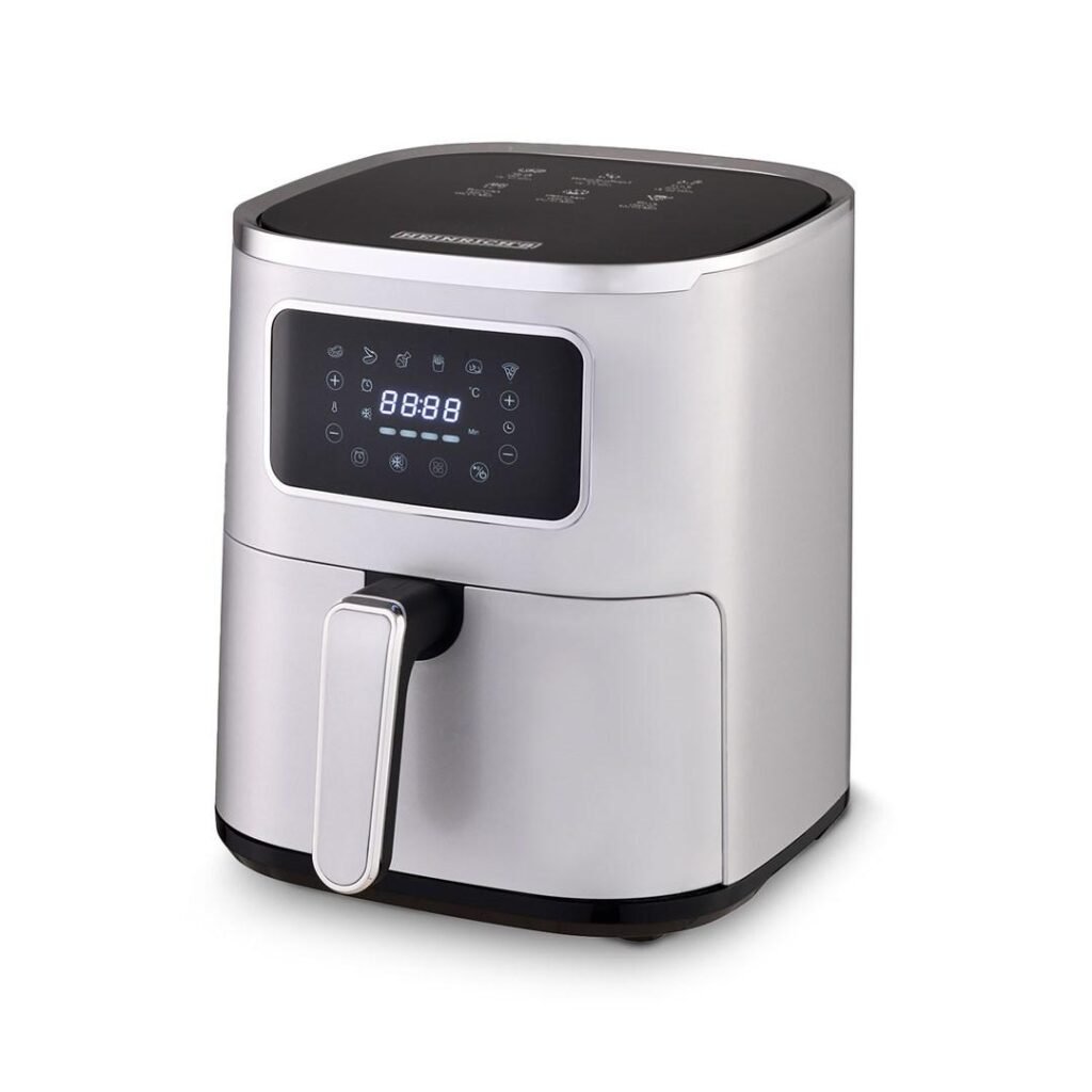 Airfryer 5,0 l HEINRICH'S HFR 8216, 1.450 W, sølv
