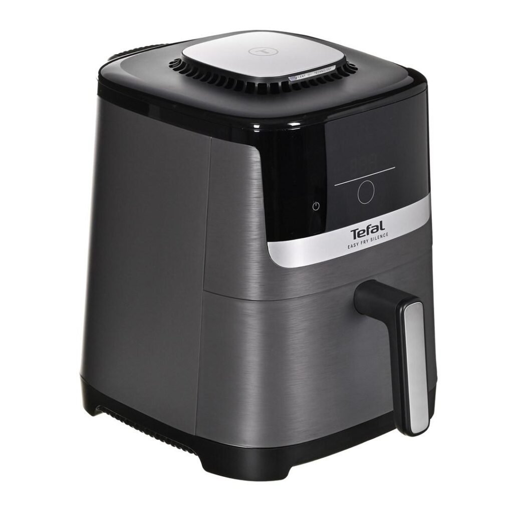 Airfryer Tefal Easy Fry Silence EY551HE0 5 l sort/grå rustfrit stål