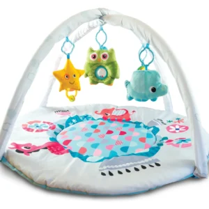 Aktivitetstæppe rund med 5 figurer