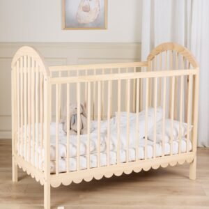 Alice & Fox Dune Tremmeseng inkl BabyMatex Madras Fresh 60x120, Natural Wood