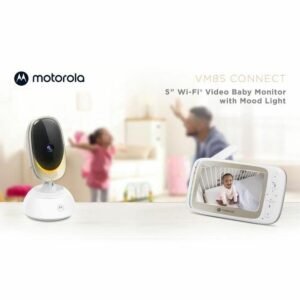 Babyalarm Motorola VM85 Connect - 5" video og WiFi