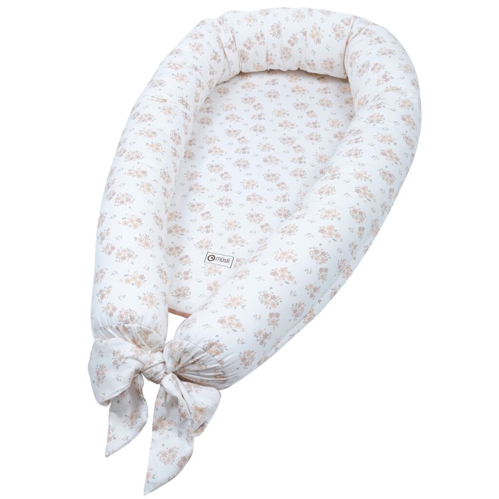 Babynest - OCS certificeret bomulds babyrede - Balsam Cream - Müsli By Green Cotton