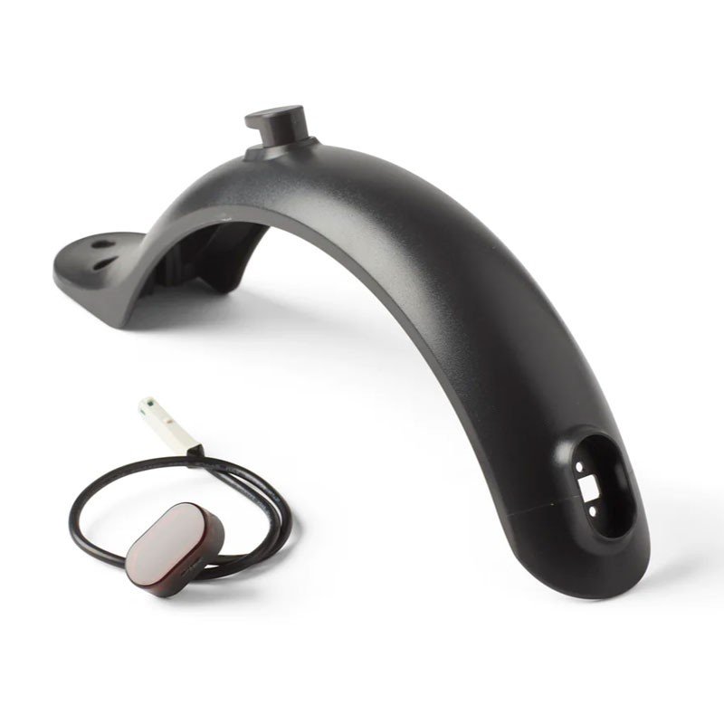 Bagskærm til M365 el-løbehjul - Sort Mudguard