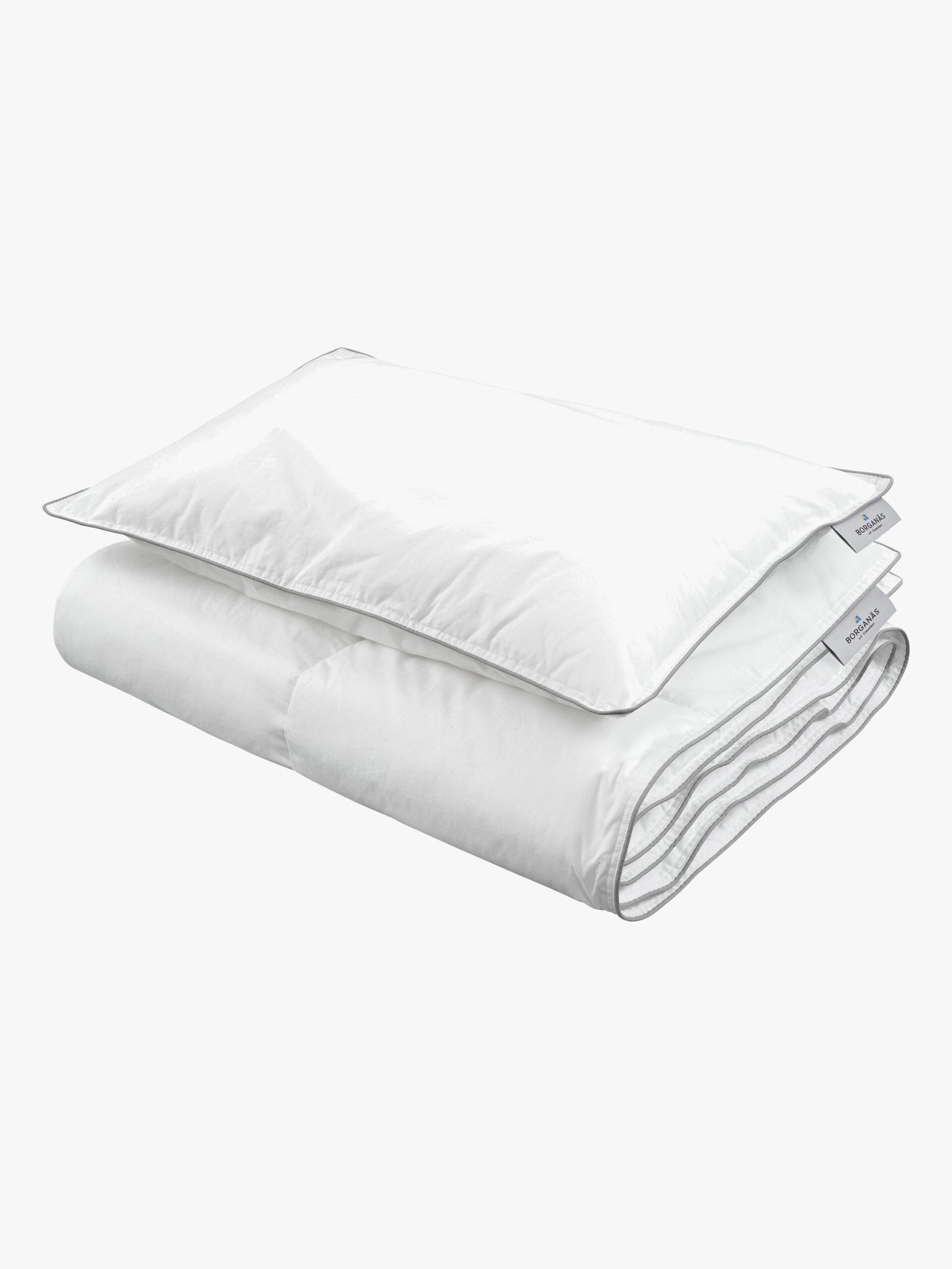 Borganäs Dyne og Hovedpude Luksusfiber Tremmeseng 100x130