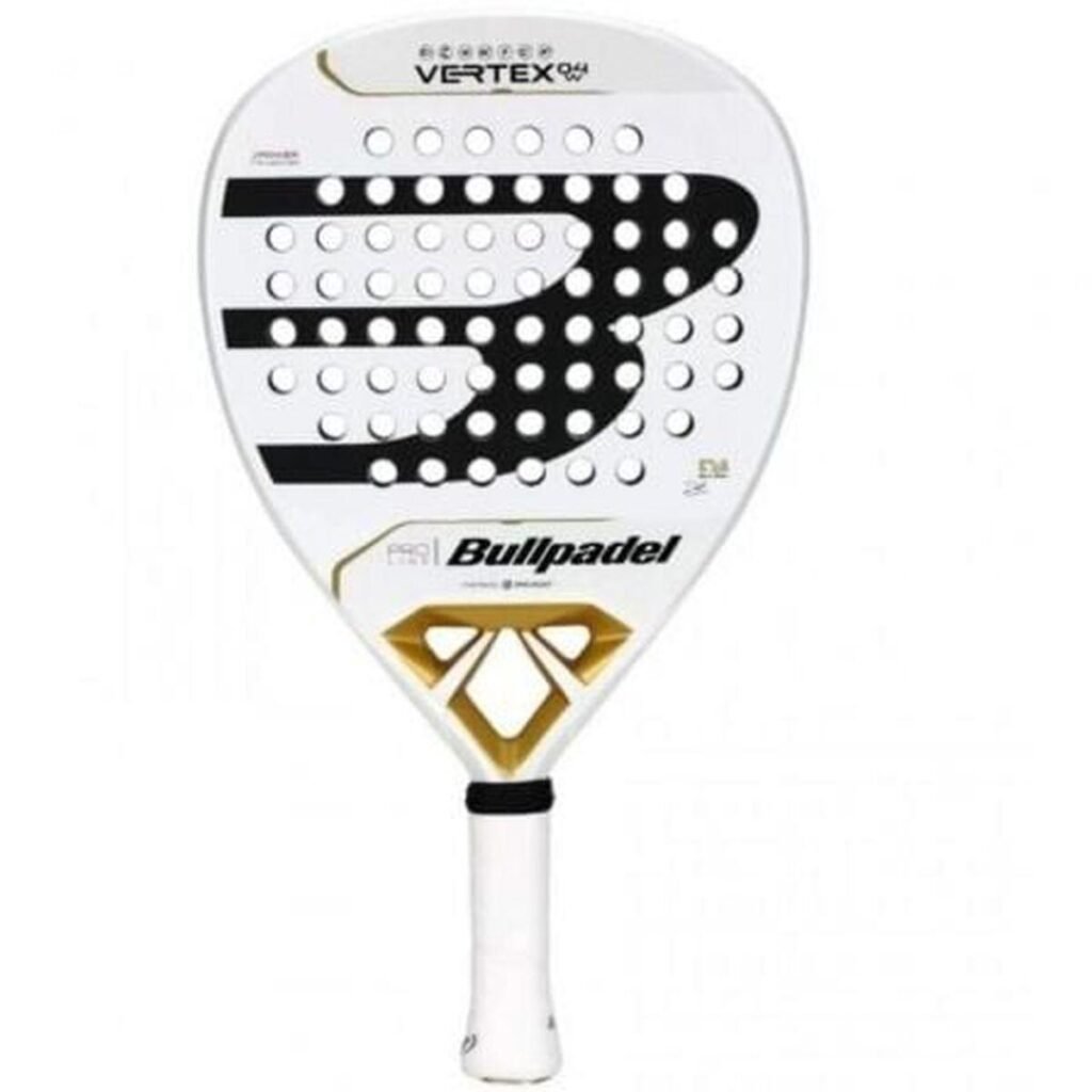 Bullpadel Vertex - padel bat, hvid, Charcoal EVA, 38 mm