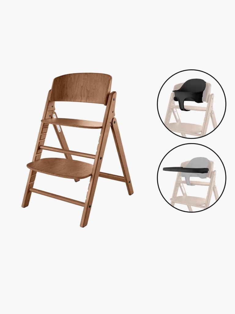 Cybex Click & Fold Højstol 3-in-1, All Natural Dark