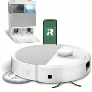 IRobot Roomba 505 Plus Combo robotstøvsuger med AutoWash-base - Hvid