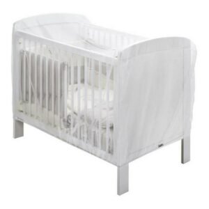 Insektnet til tremmeseng ThermoBaby - hvid, fleksibel 60×120 / 70×140 cm