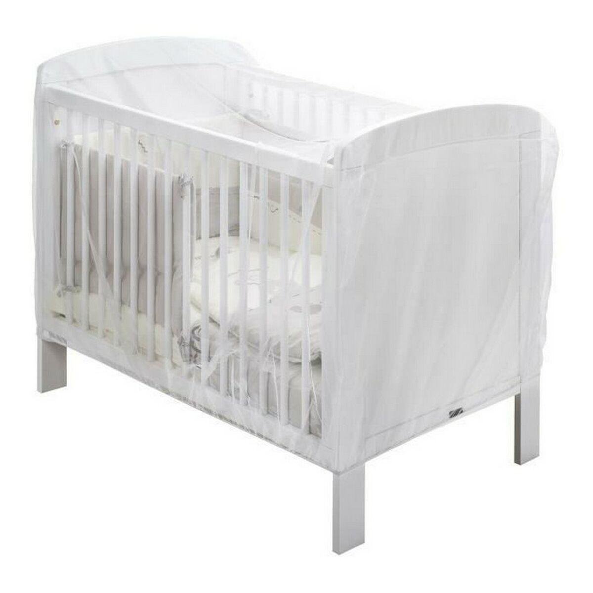 Insektnet til tremmeseng ThermoBaby - hvid, fleksibel 60×120 / 70×140 cm