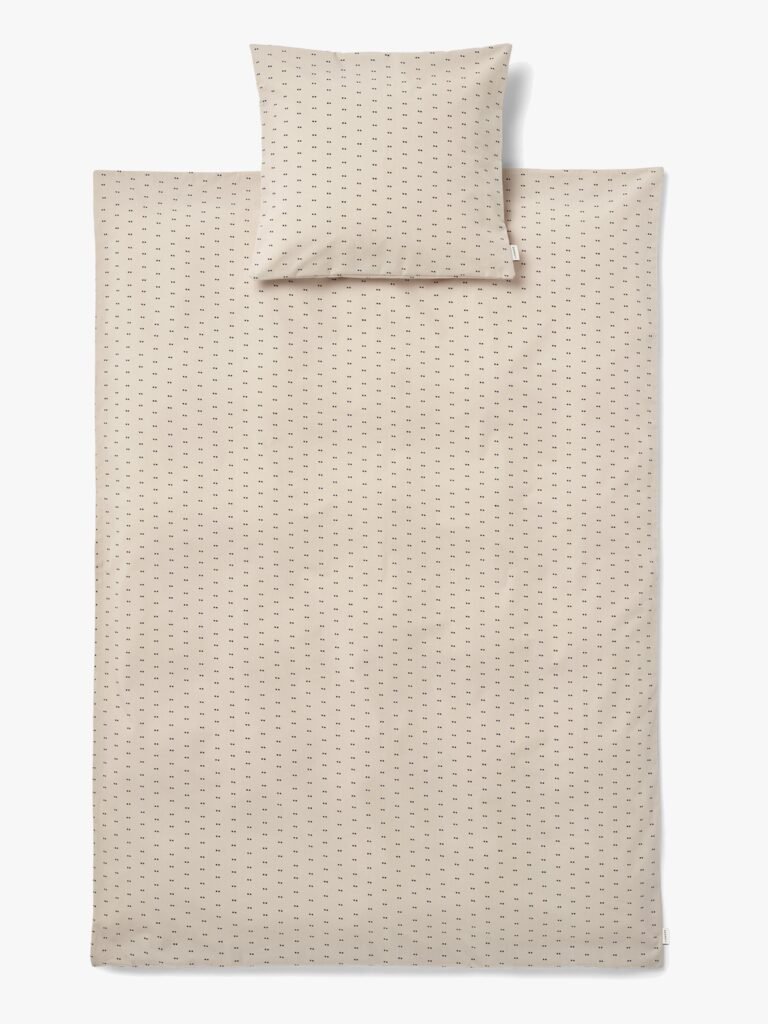 LIEWOOD Carmen Sengesæt 70x100 Tremmeseng, Double Dot/Silver Lining