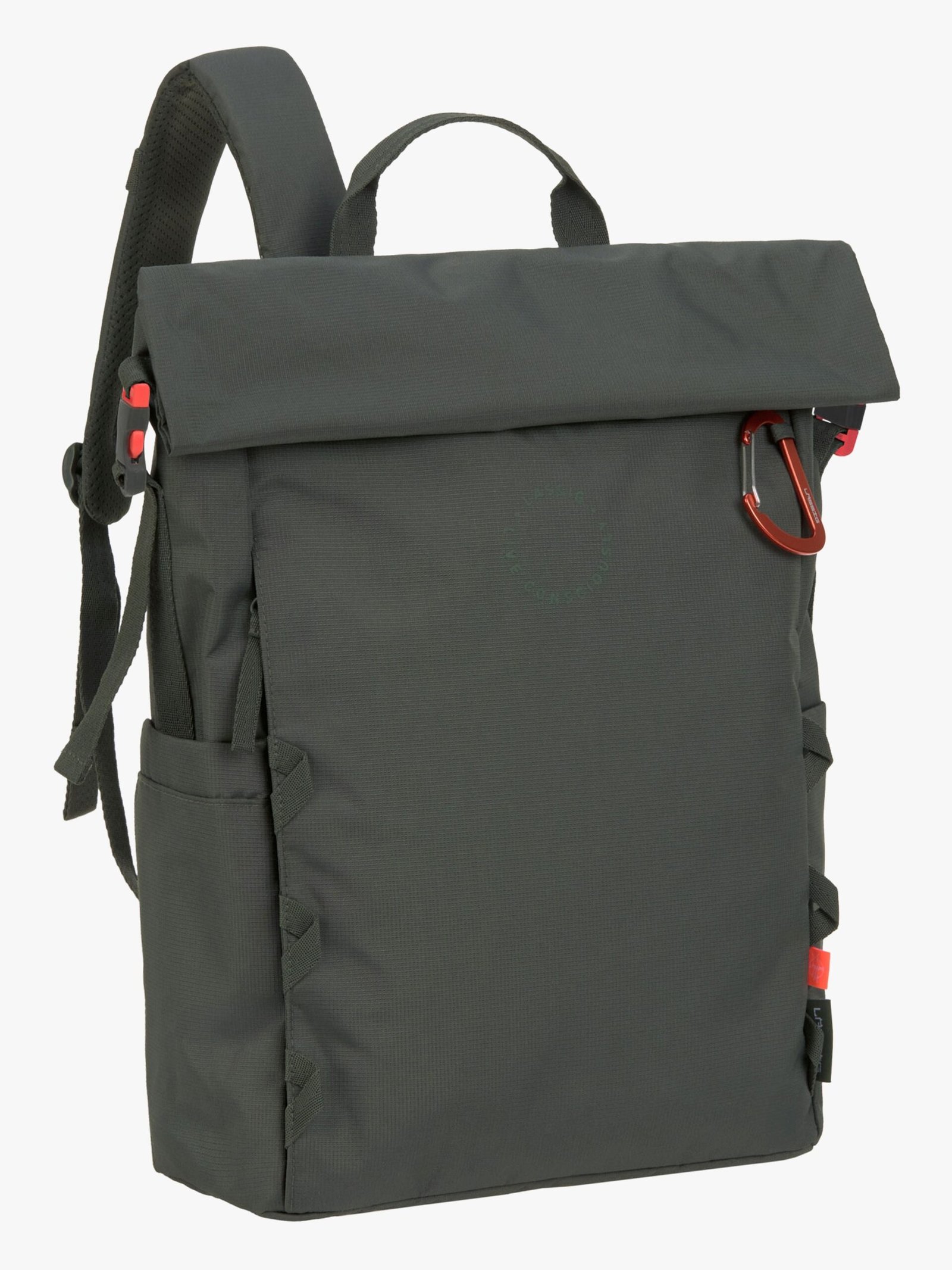 Lässig Outdoor Pusletaske Rygsæk med Roll-top-åbning, Dark Olive