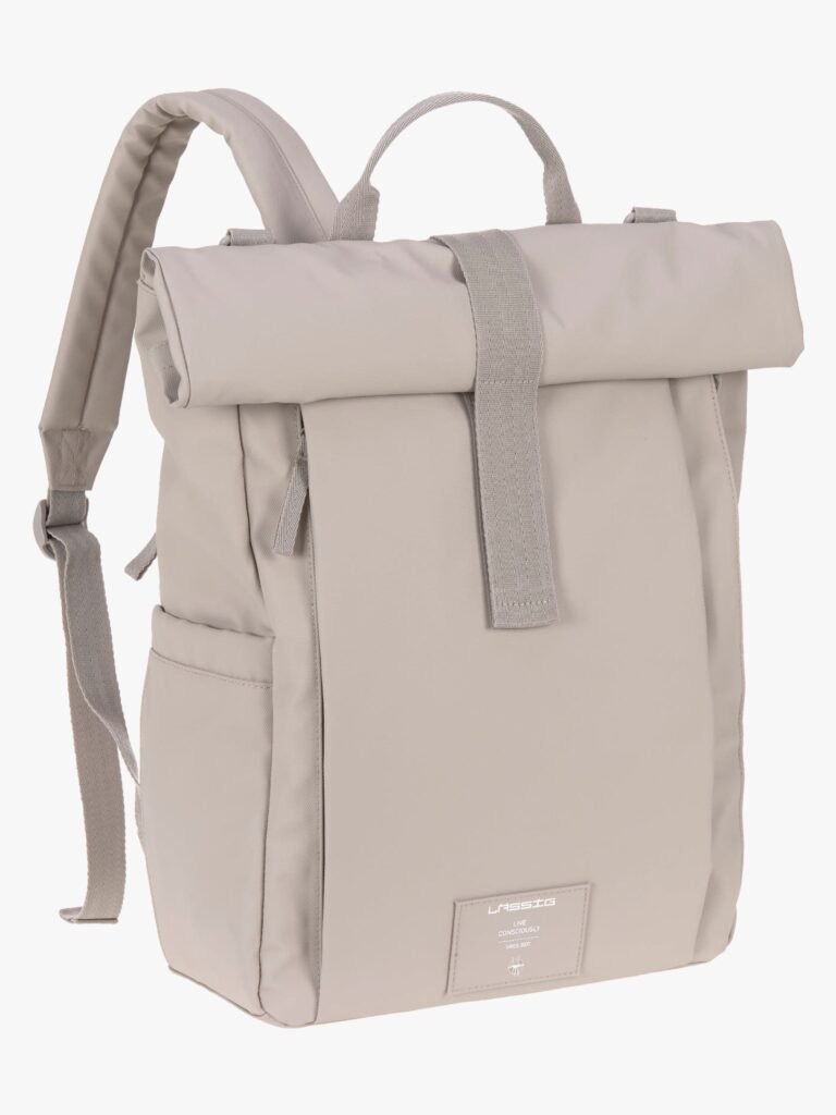 Lässig Rolltop Pusletaske Rygsæk, Taupe