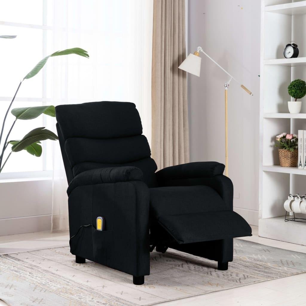 Massagestol stof sort