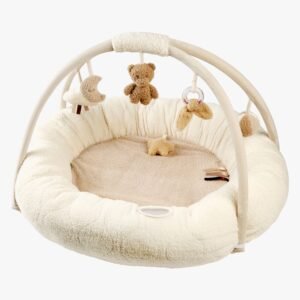 Nattou Teddy Aktivitetstæppe, Ecru