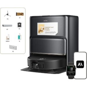 Robotstøvsuger MOVA - 6400 mAh, sort