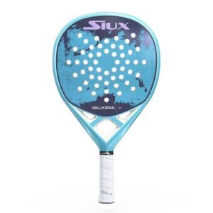 Siux Valkiria Go padel bat - blå/pink, kulfiber, EVA, 38 mm