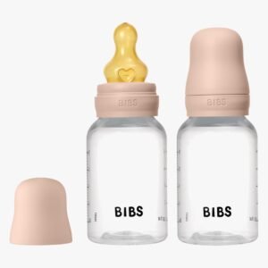 BIBS Slow Flow Sutteflaske Latex 2-pak 150 ml, Blush