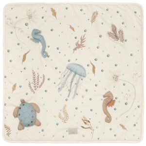 Cam Cam Aktivitetstæppe - 80x80 cm - Sea Garden