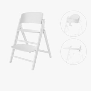 Cybex Click & Fold Højstol 3-in-1, All White