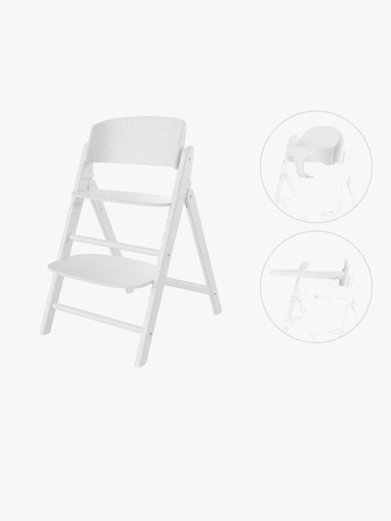 Cybex Click & Fold Højstol 3-in-1, All White