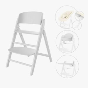 Cybex Click & Fold Højstol 4-in-1, All White