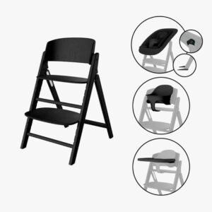 Cybex Click & Fold Højstol 4-in-1, Stunning Black