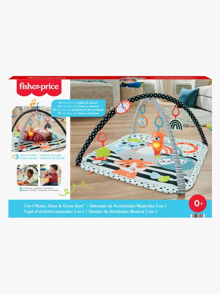 Fisher-Price Glow & Grow Aktivitetstæppe 3-i-1
