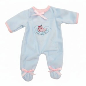 Legebyen - Dukketøj - 32-37 cm - Heldragt i velour