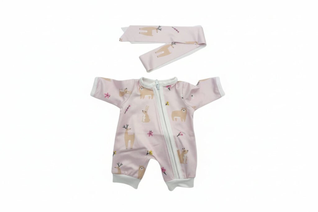 Legebyen - Dukketøj - 32-37 cm - Heldragt og pandebånd