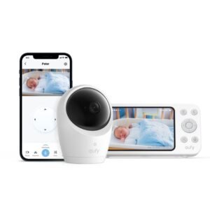 eufy E20 babyalarm med kamera WiFi, 304,8 m, hvid