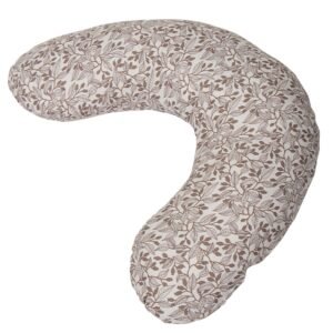 Ammepude - 60x50x10 cm - Beige med blade