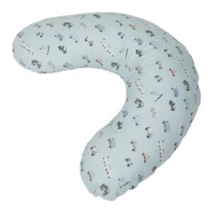 Ammepude - 60x50x10 cm - Blå med biler